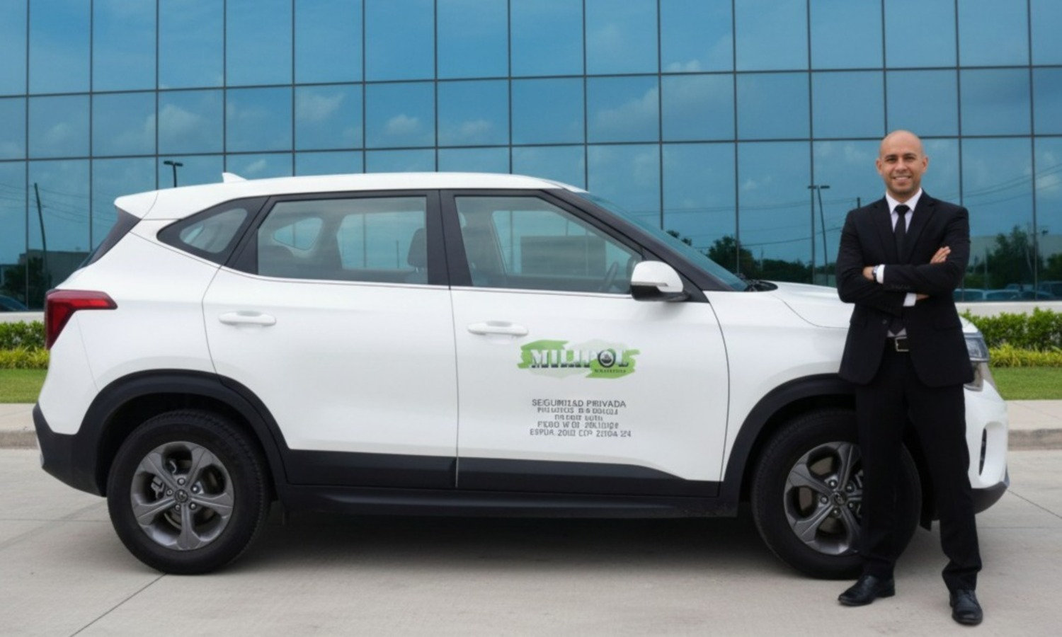 Conductor con pulgar arriba